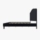 preview thumbnail 57 of 55, Tufted Upholstered Platform Bed with Sturdy Center Legs and Elegant Headboard for Bedroom by HULALA HOME