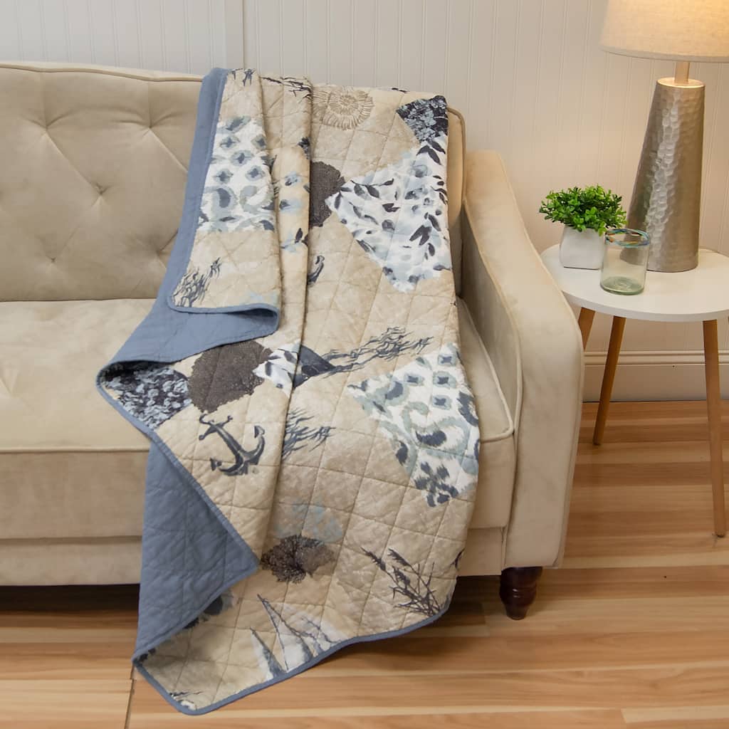 Donna Sharp Seascape Cotton Throw