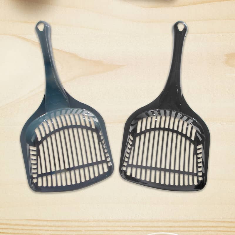 IH Casa Decor Plastic Cat Litter Scoop Asstd - Set of 2