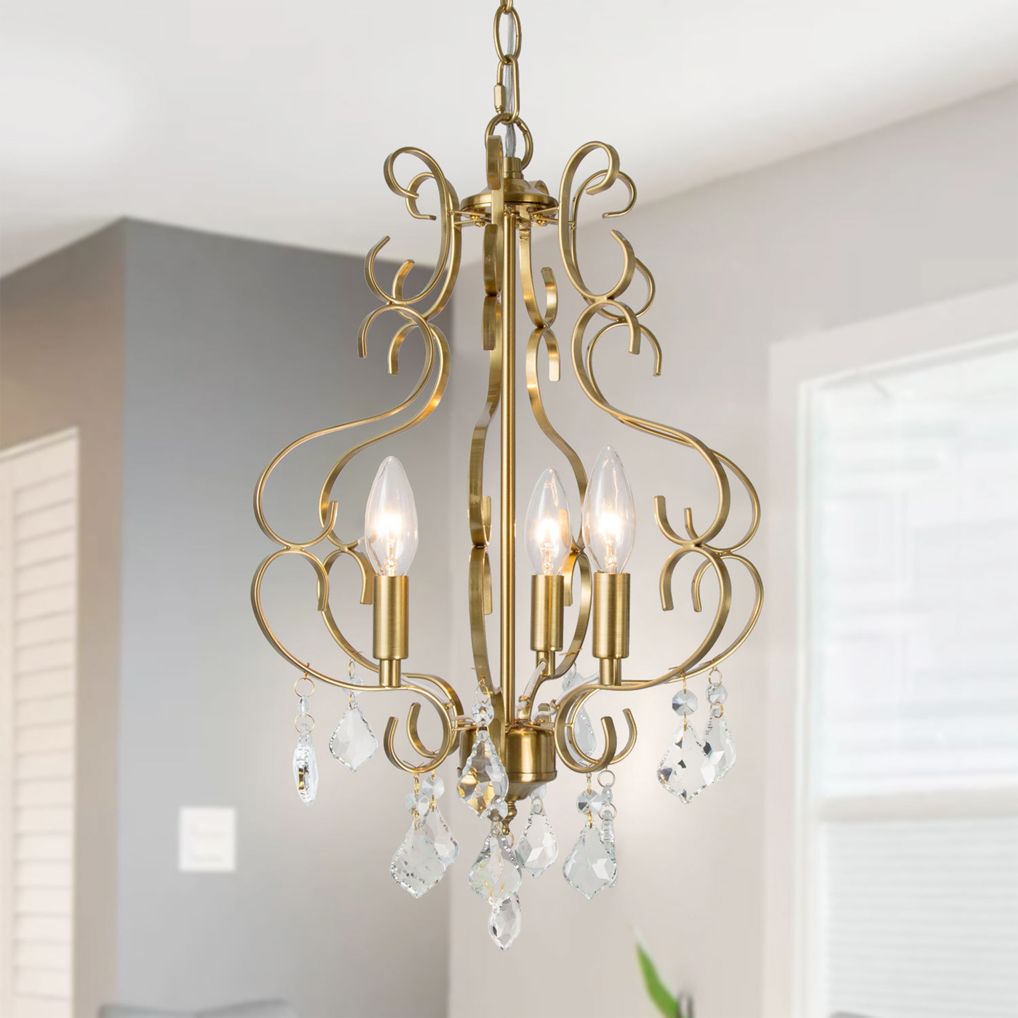 Small gold chandelier for bedroom outlet