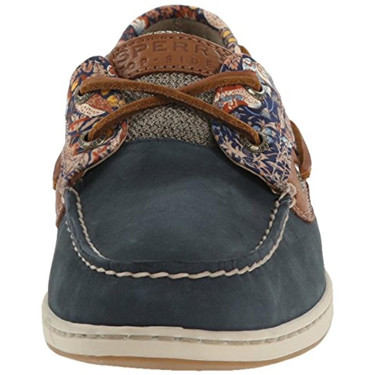 sperry floral boat shoes