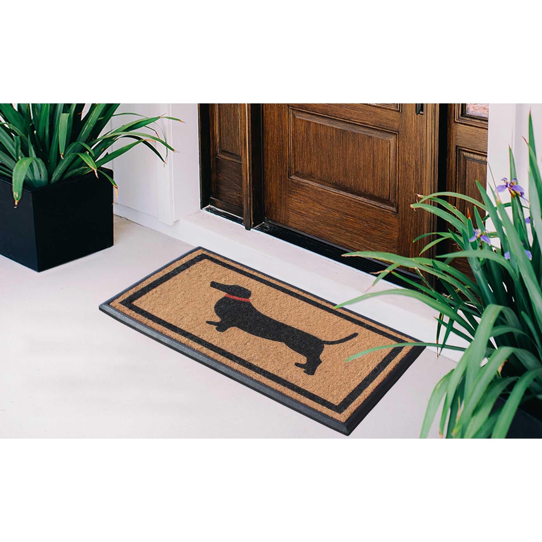 A1HC Rubber and Coir Heavy Duty, Doormat, 30 X 60 Black/Beige - On Sale -  Bed Bath & Beyond - 28984841