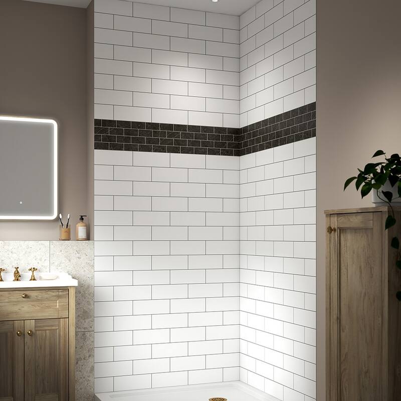 Miseno MSW-424296FLEX ReadySet 42" x 42" x 96" FLEX 6 Panel Alcove