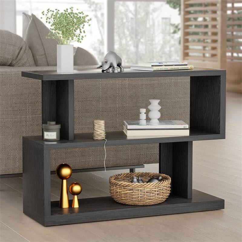 3 Tier TV Stand Console Table - 11.8"D x 35.4"W x 23.6"H