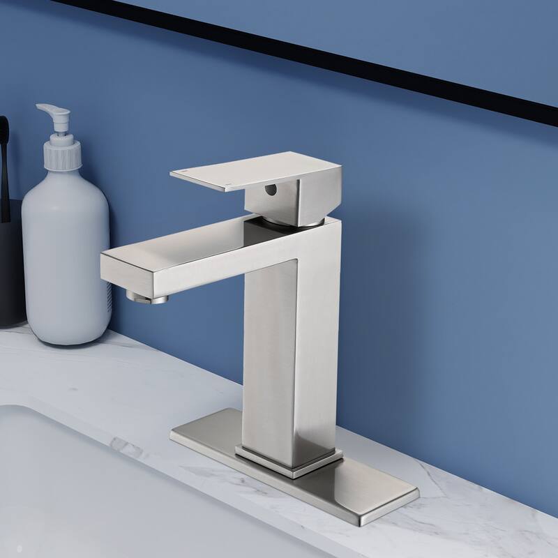 Topcraft Single Handle Bathroom Faucet with Pop-Up Drainer