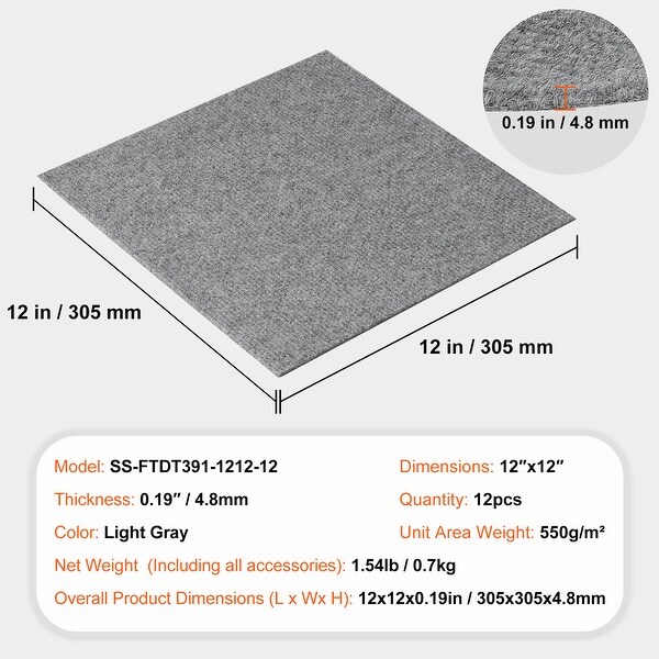 Carpet Tiles Peel and Stick for Bedroom Living Room Indoor Outdoor