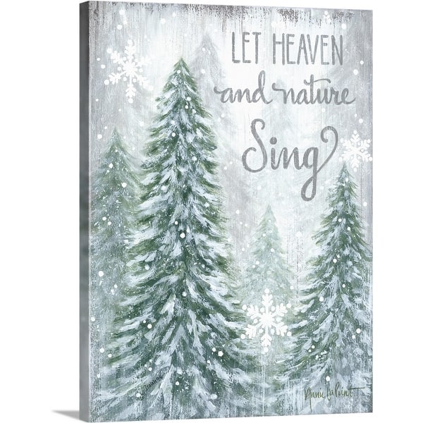 slide 2 of 8, GreatBIGCanvas "ALP1720 - Let Heaven and Nature Sing" Winter Canvas Wall Art