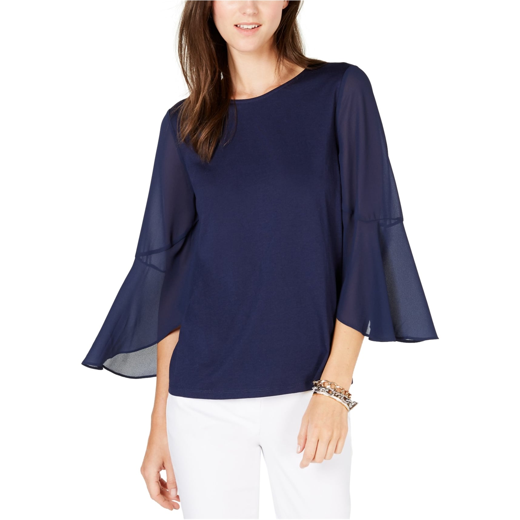 michael kors blouses blue