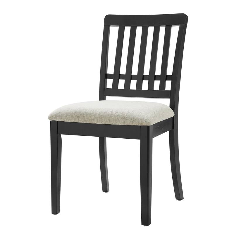 2-Piece Modern Scandinavian Dining Chairs, Curved Wood Backrest with Gray Fabric Seat, Finish for Dining Room and Apartment