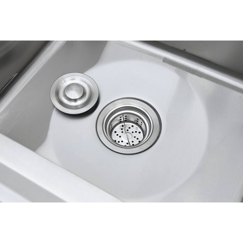 Stainless Steel Utility Sink, Freestanding Sink 3