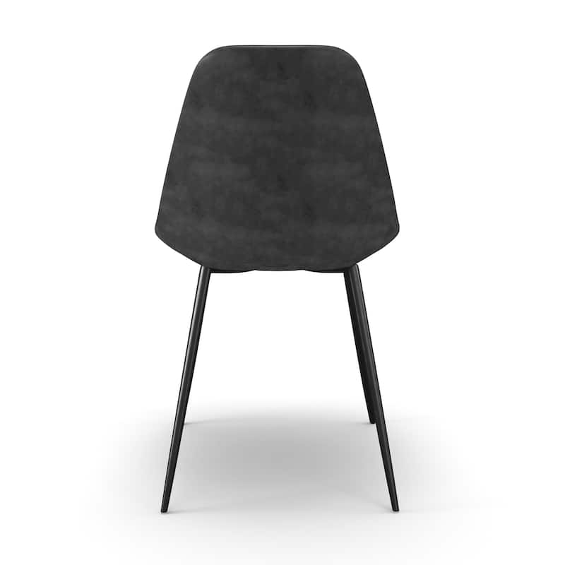 Maxine Vegan Leather Side Chairs (Set of 2)