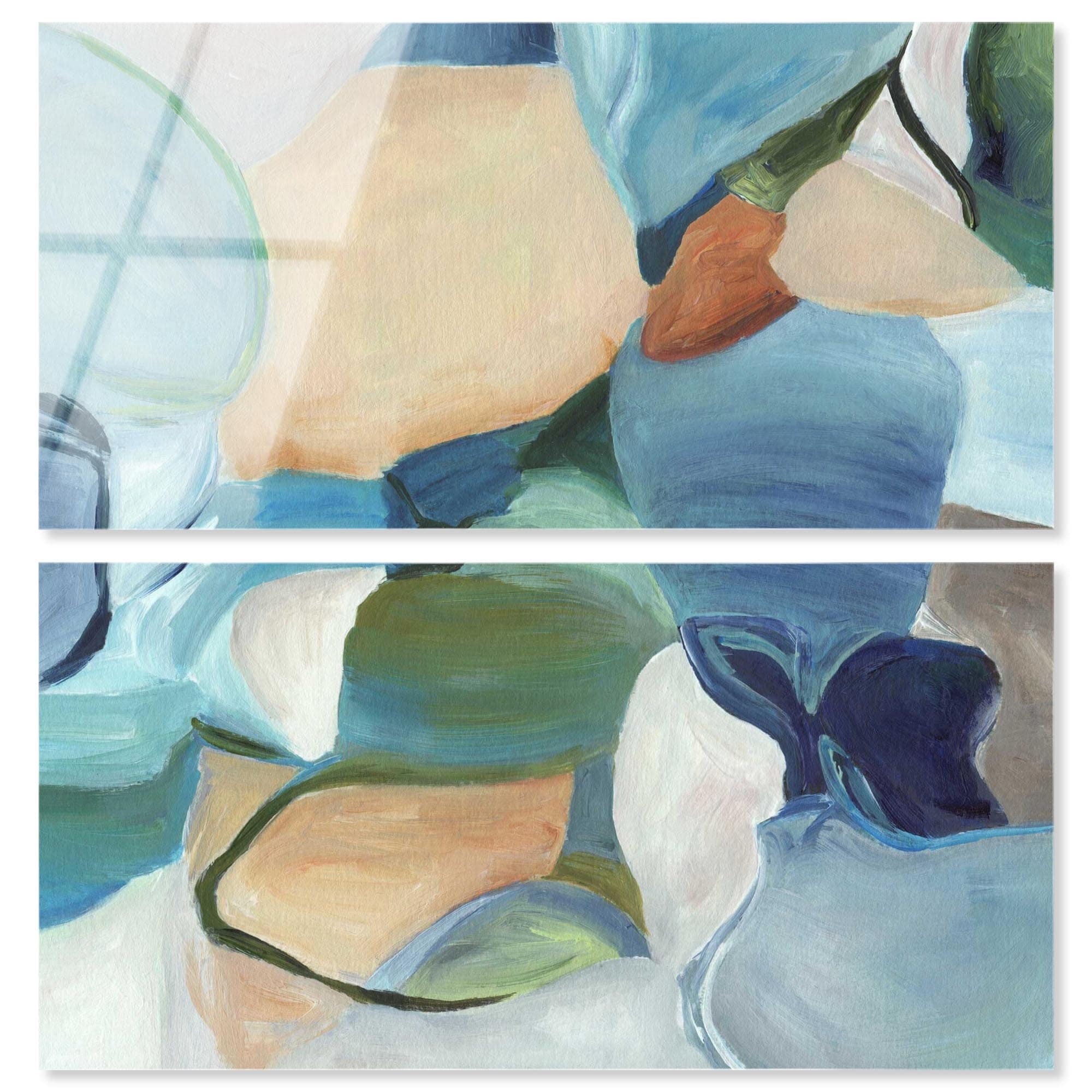 In Between Waves II - Ira Colmeva Large Abstract Acrylic Prints by Art Remedy