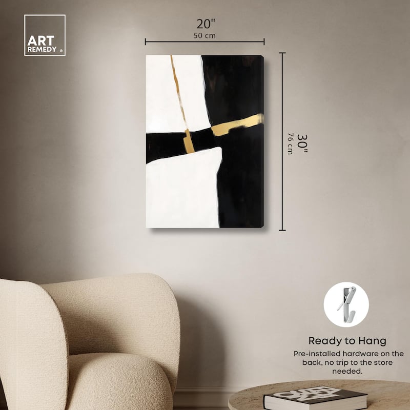 Dichotomy III Canvas by Art Remedy, Gallery Wrapped