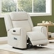 preview thumbnail 2 of 51, Leo Dual Motor Genuine Leather Power Recliner With Power Headrest