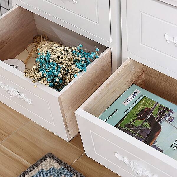 Shop Dl Furniture Fully Assembled Tone Finish Night Stand 2 Drawer Storage Shelf Organizer 100 Light Weight Basswood Overstock 27795981