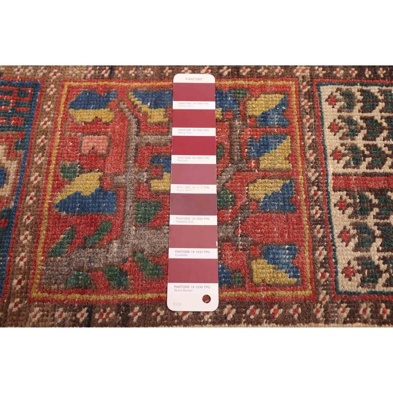 ECARPETGALLERY Hand-knotted Kayseri Vintage Red Wool Rug - 5'3 x 6'7