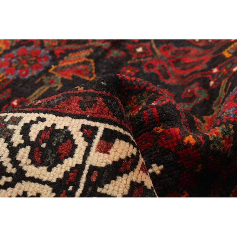 ECARPETGALLERY Hand-knotted Andelz Black Wool Rug - 3'3 x 10'11