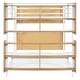 preview thumbnail 41 of 58, Metal Convertible Bunk Bed Frame w/ Storage & Full-Length Guardrail