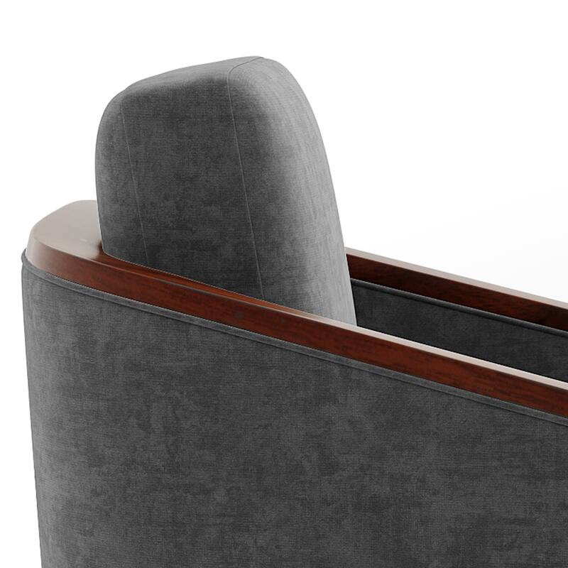 Modern Upholstered Swivel Accent Chair