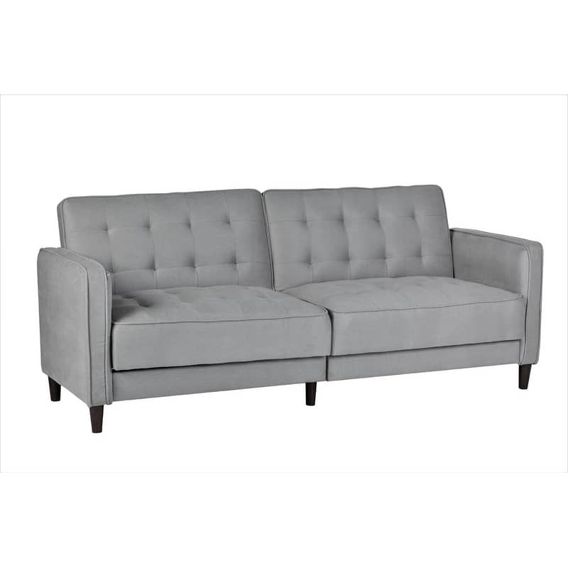 Mid Century Garratt Velvet Upholstered Living Room Sofa Bed