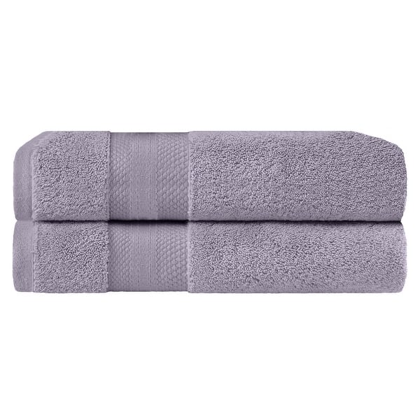 slide 2 of 61, Blue Nile Mills Turkish Cotton Heavyweight Bath Sheet Set of 2 Wisteria