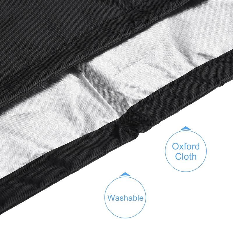Universal Printer Dust Cover 17.7x17.7x11.8 Inch Oxford Fabric Antistatic Black
