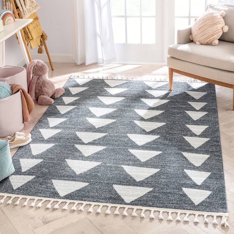 Well Woven Kennedy Triangles Modern Geometric Pattern Area Rug
