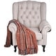 preview thumbnail 36 of 35, Multi Color Crystal Chenille Throw Blanket