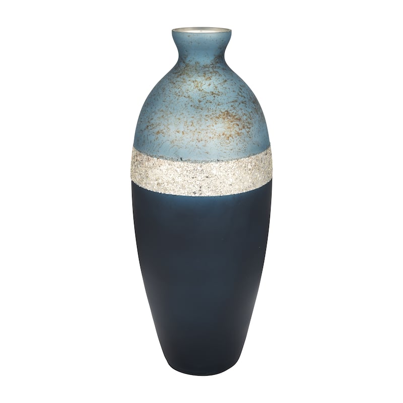 Sagebrook Home Modern Neutral Glass Vase