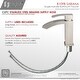 preview thumbnail 13 of 37, STYLISH Single Handle Single Hole Bathroom Faucet Lead Free - Faucet Height: 7" Spout Height: 4"