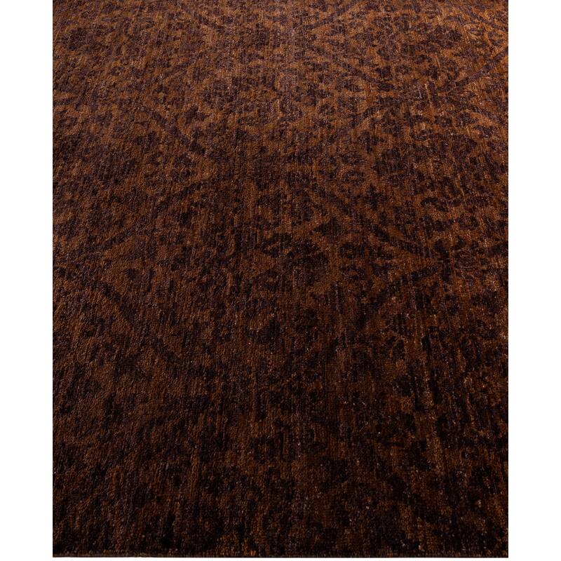 Overdyed One-of-a-Kind Hand-Knotted Area Rug - Brown - 6' 1" x 8' 7"
