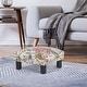preview thumbnail 79 of 91, Adeco Ottoman Upholstered Fabric Footrest Pet Steps Dog Stair Stool Multi