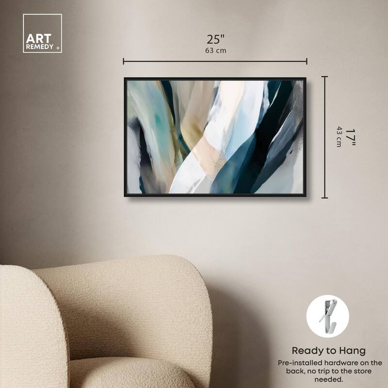 Sweeping Forms II Canvas by Art Remedy