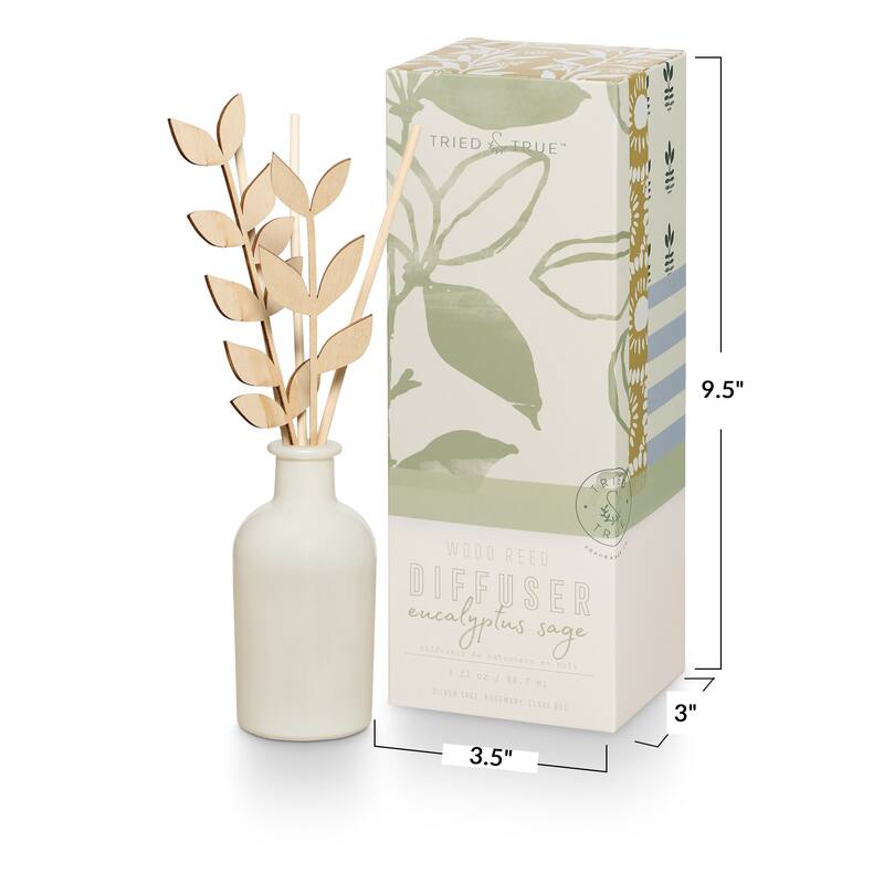 Tried & True diffuser Eucalyptus Sage Candle