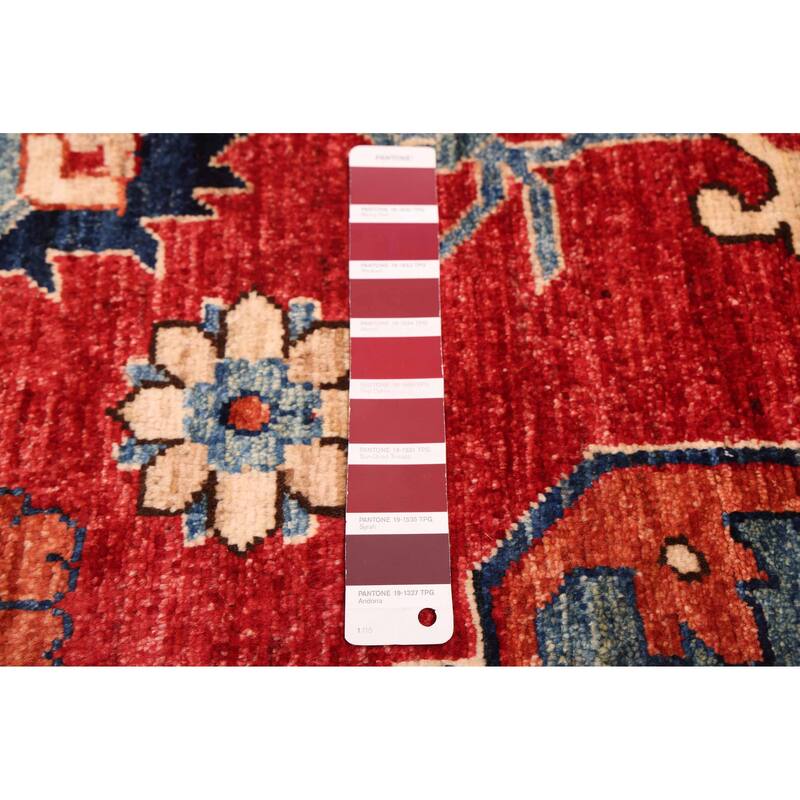 ECARPETGALLERY Hand-knotted Aryana Red Wool Rug - 8'2 x 10'3