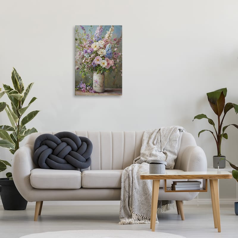 Stupell Flowers in Southern Country Vase Canvas Wall Art Design By Franklyn Gregory
