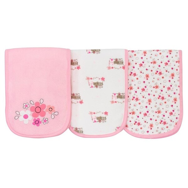 gerber burp cloths girl