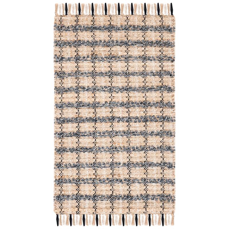 SAFAVIEH Hand-Woven Cape Cod Denine Modern & Contemporary Jute