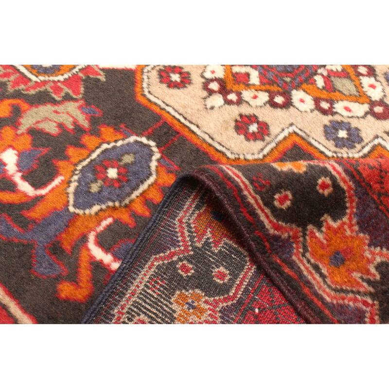 ECARPETGALLERY Hand-knotted Teimani Red Wool Rug - 3'3 x 5'2