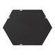 preview thumbnail 33 of 37, Kate and Laurel Laverty Framed Hexagon Wall Mirror