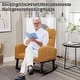 preview thumbnail 163 of 171, HOMYKA 28" Wide Rocking Chair for Nursery with Solid Wood Leg