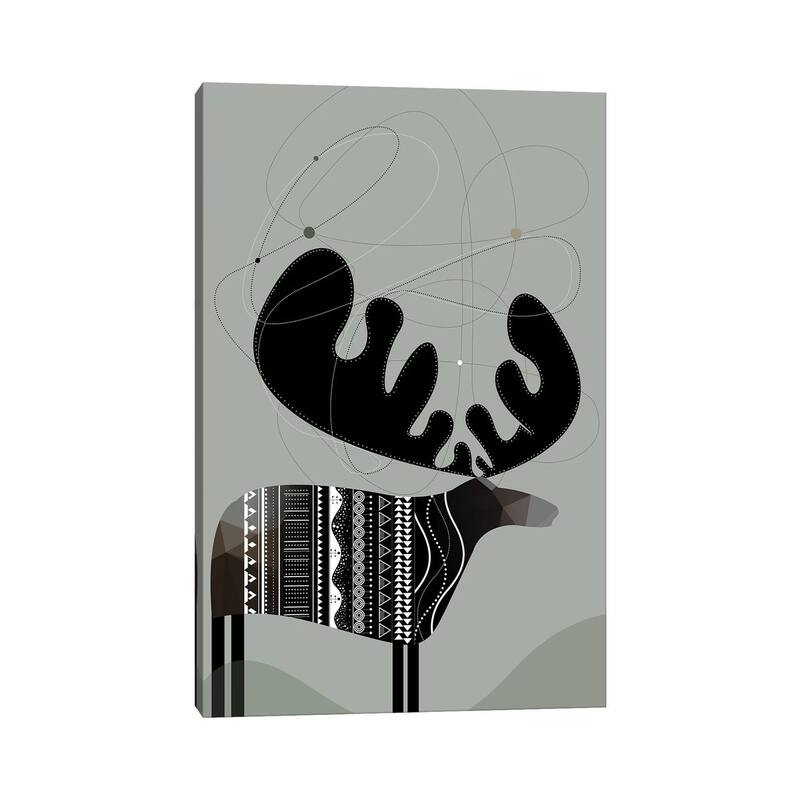iCanvas "Moose" by Soul Curry Art & Illustrations Canvas Print