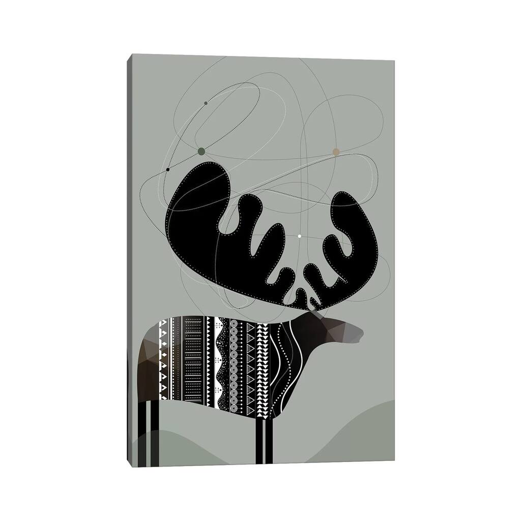 iCanvas "Moose" by Soul Curry Art & Illustrations Canvas Print