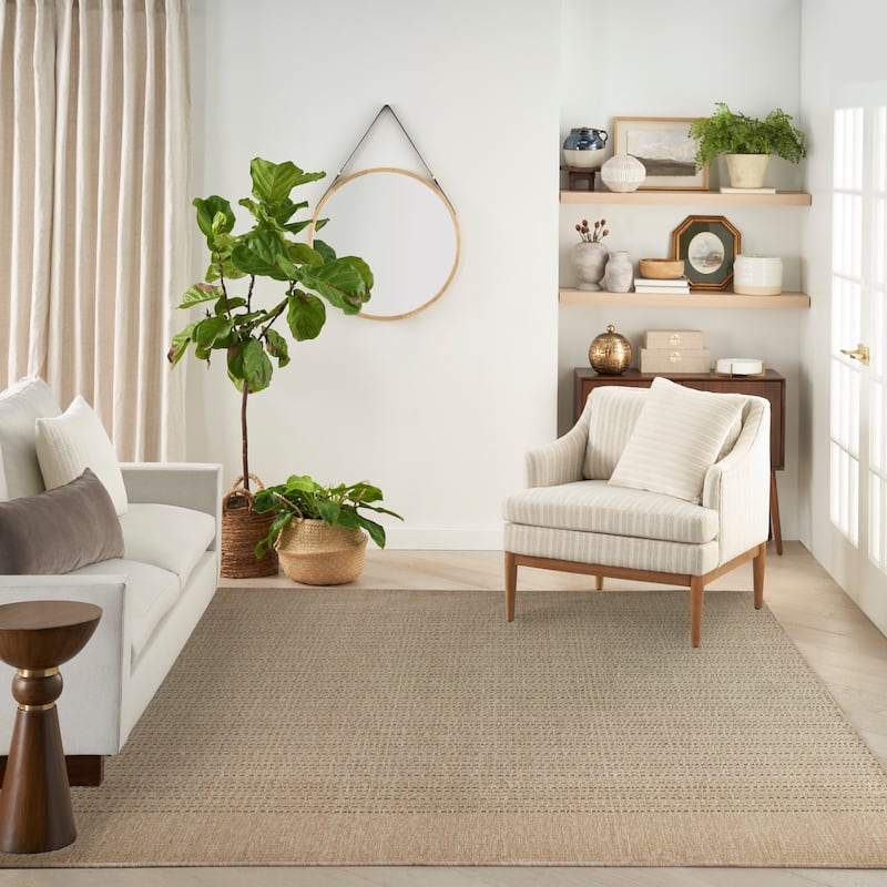 Nourison Tulum Indoor/Outdoor Striped Area Rug
