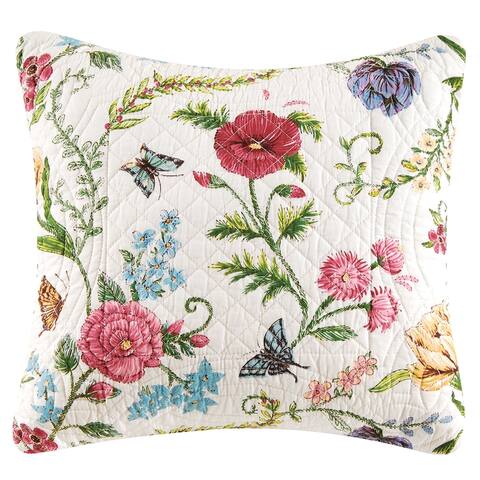 The Embroidered Garden Pillow