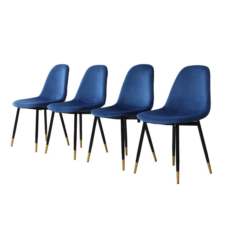 Contemporary Fabric Dining Chairs for Dining Room, Set of 4