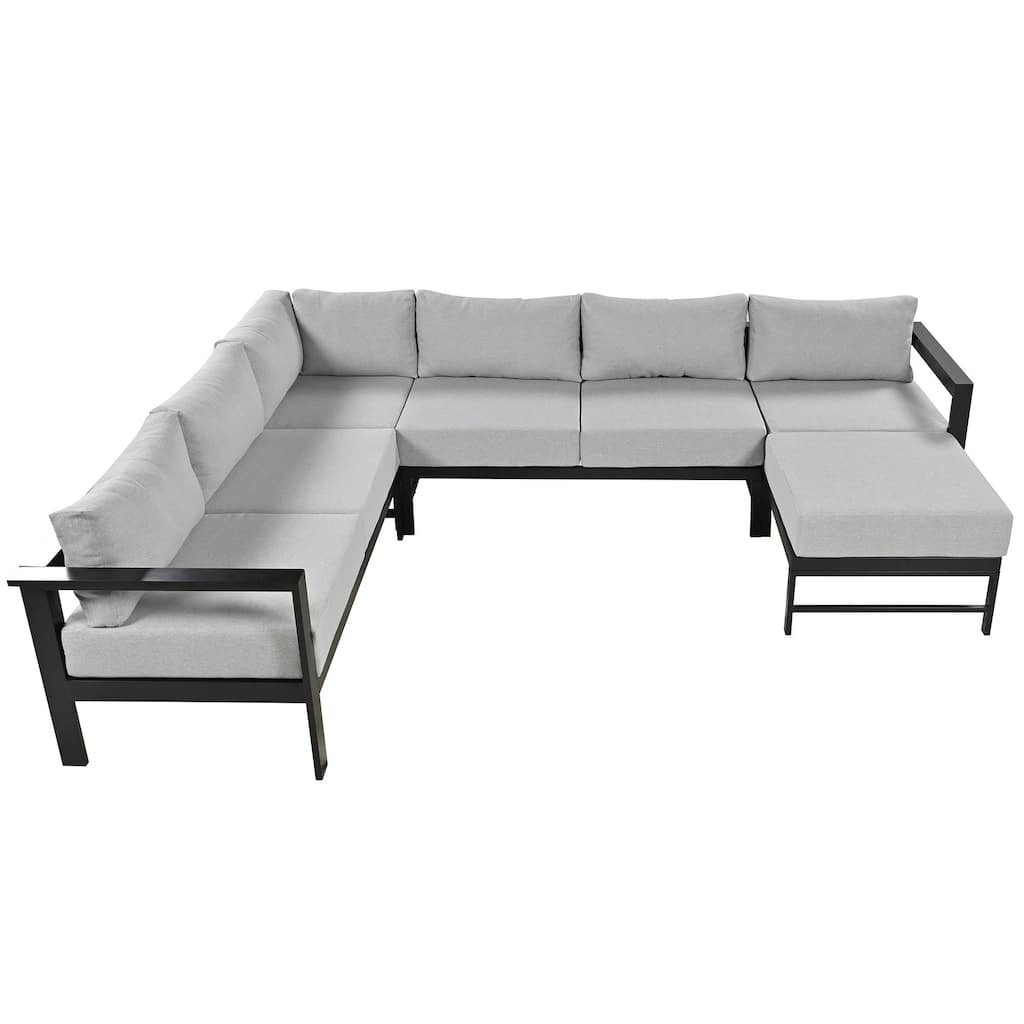 U-shaped Multi-Person Outdoor Sofa Set