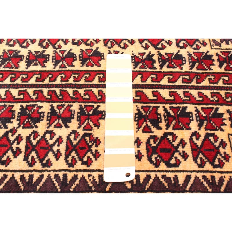 ECARPETGALLERY Hand-knotted Teimani Beige Wool Rug - 2'9 x 4'2