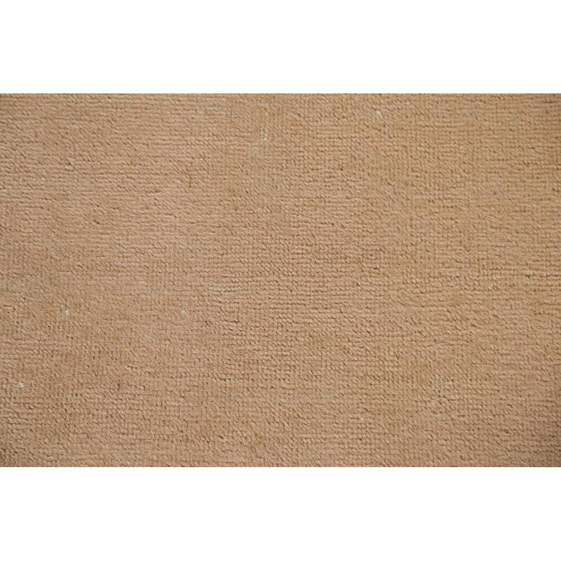 Hand Knotted Oriental 100% Wool Carpet Traditional Floral Beige & Ivories Art Deco Area Rug - 12' 10'' X 9' 5''