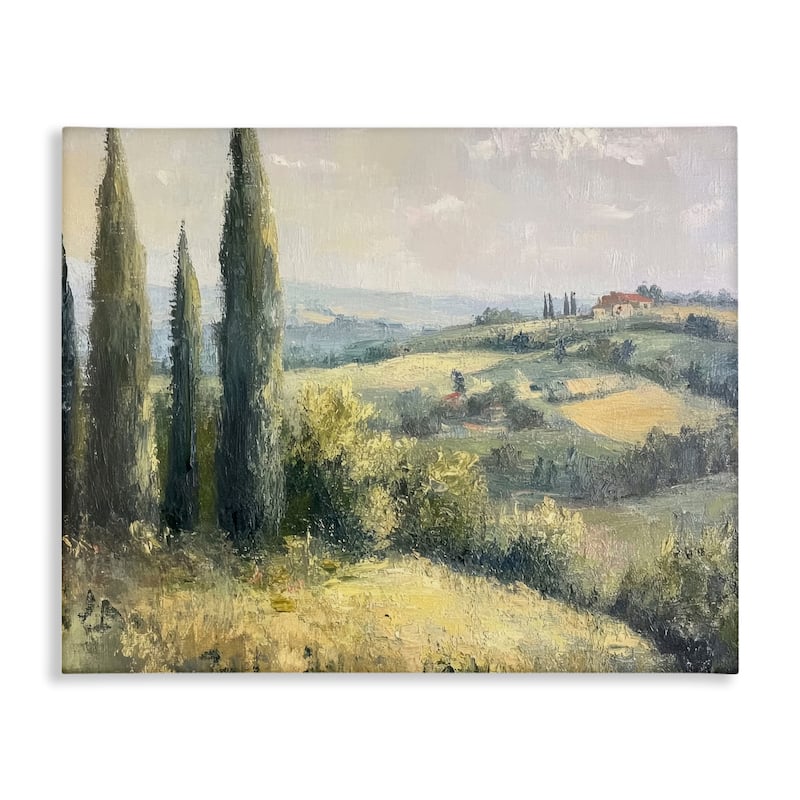 Stupell Rolling Hills Country View Canvas Wall Art Design By Petal Prints Design - 30 x 24